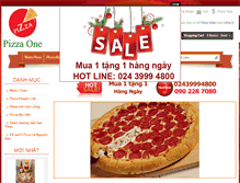 Tablet Screenshot of pizzaone.net